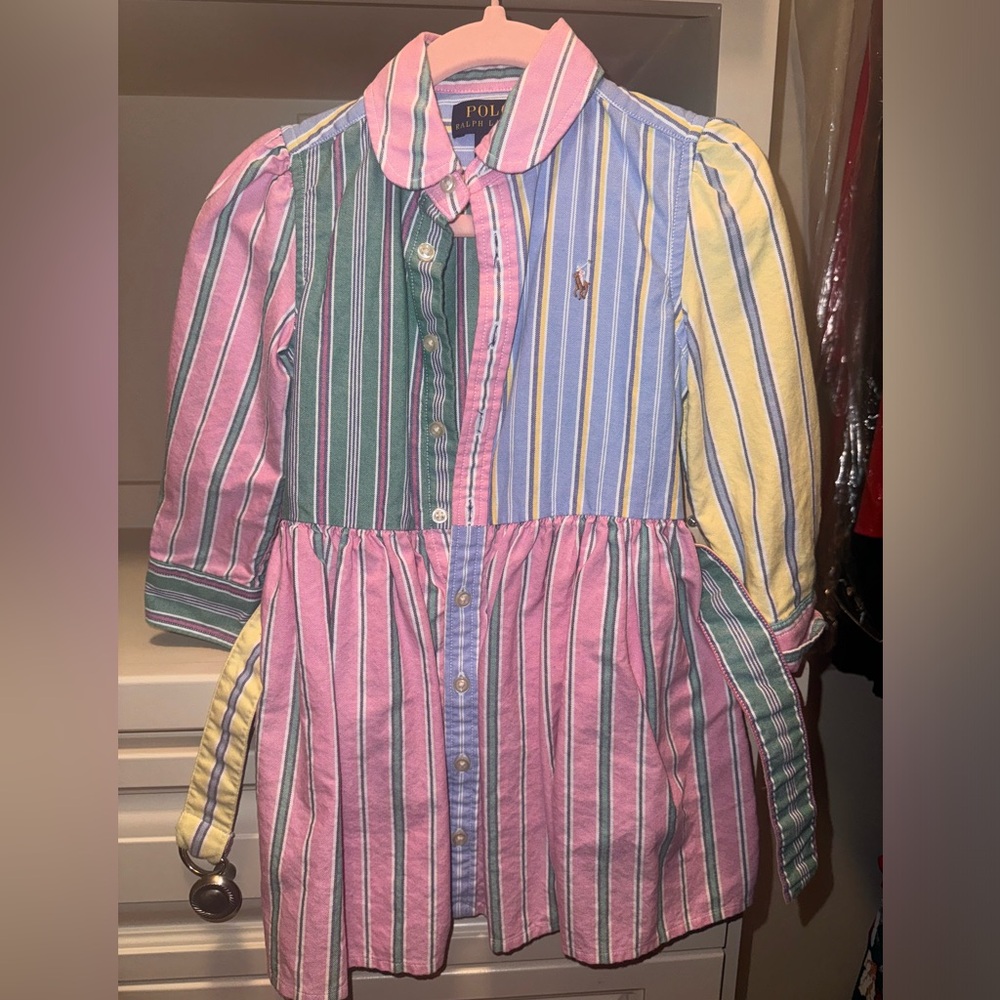 Belted Oxford Fun Shirtdress